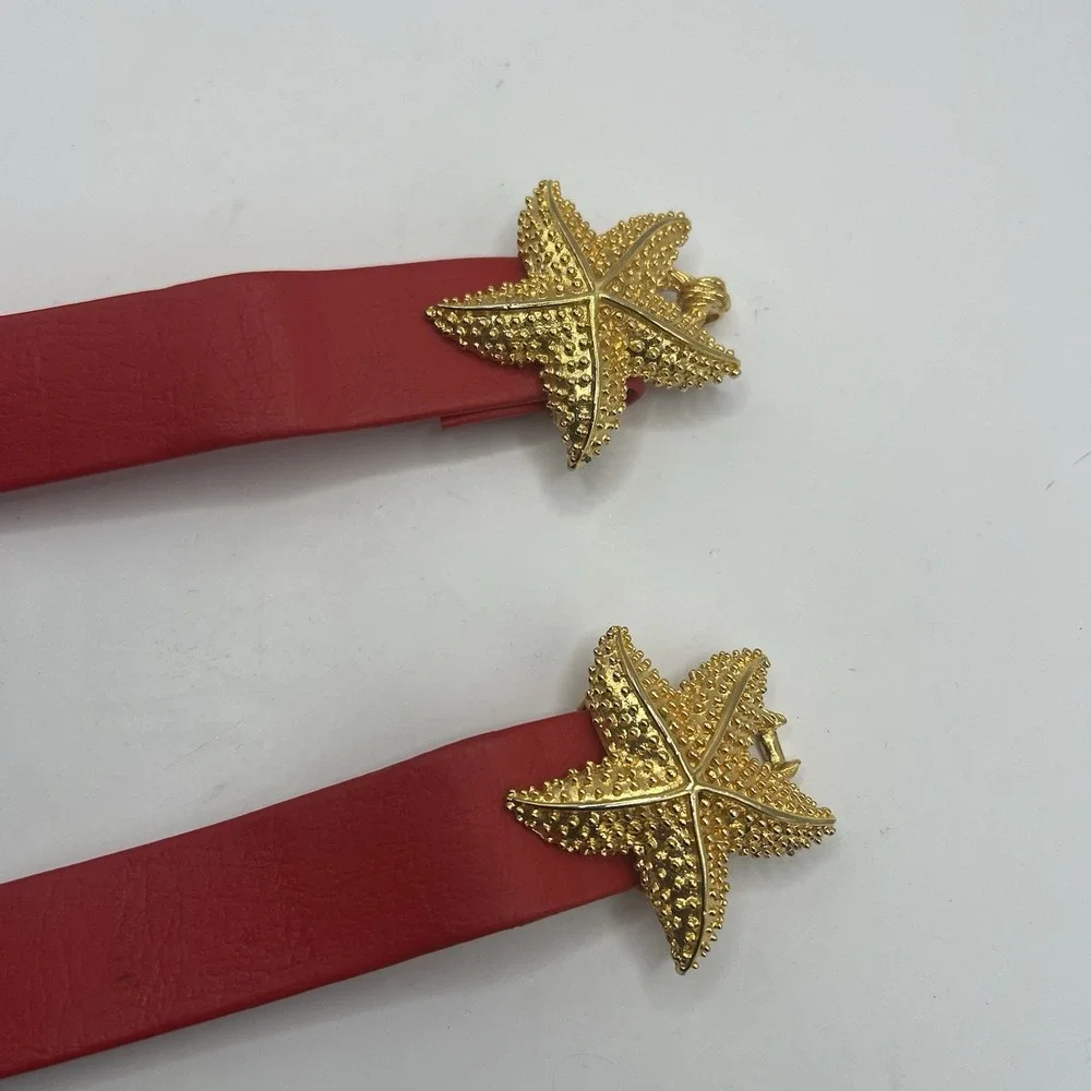Starfish Faux Leather Fashion Belt 32